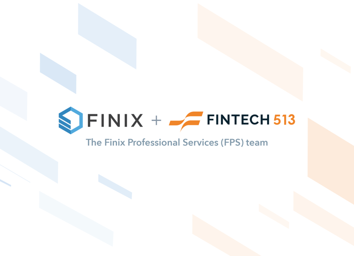 Logos showing Fintech 513 merging with Finix
